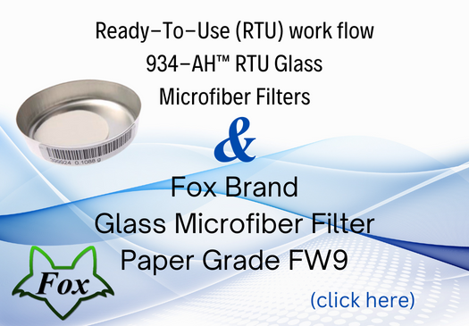 RTU Micro Fiber Filter Paper